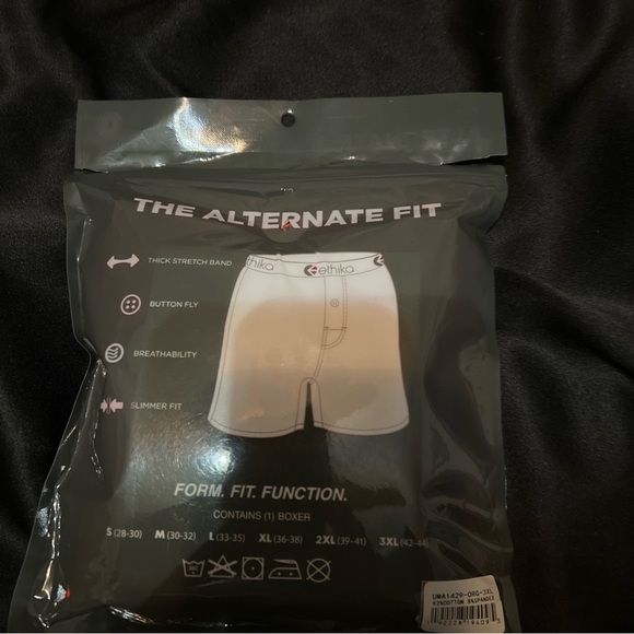 Ethika the Alternate Fit, Orqnge Boxers Men's 3xl - Picture 5 of 5